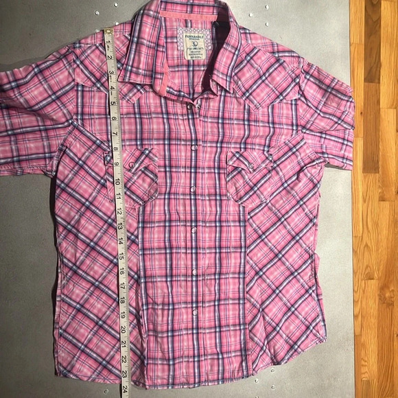 Panhandle  Rough Stock Western Snap Button Shrit - Picture 7 of 9